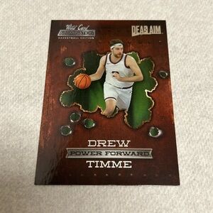 2022 Drew Timme PRE-Rookie DEAD AIM Wild Card Alumination Green Insert, ADA-6
